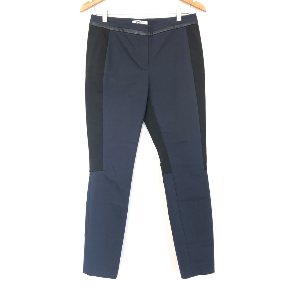 DKNY Colorblock Black Navy Pants